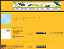 Tablet Screenshot of idancerecords.com